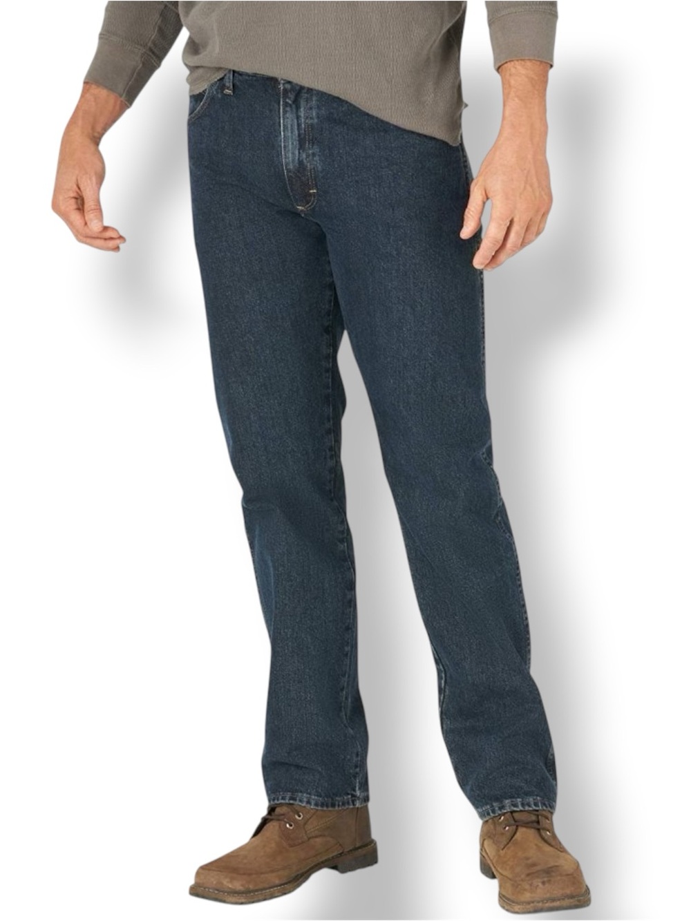 Wrangler Men's Indigo Straight Leg Jeans